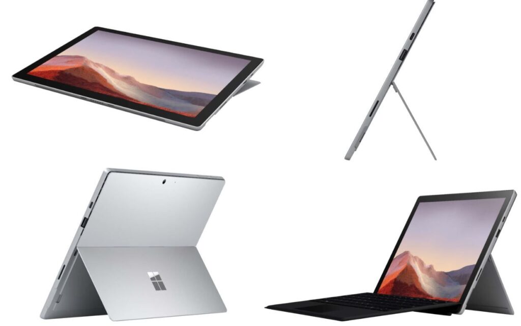 Surface Pro 7 thiết kế sang trọng cùng với cấu hình mạnh mẽ